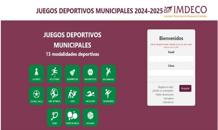 JUEGOS DEPORTIVOS MUNICIPALES 2024-2025